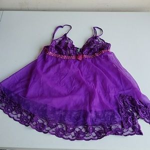 Purple lingerie
